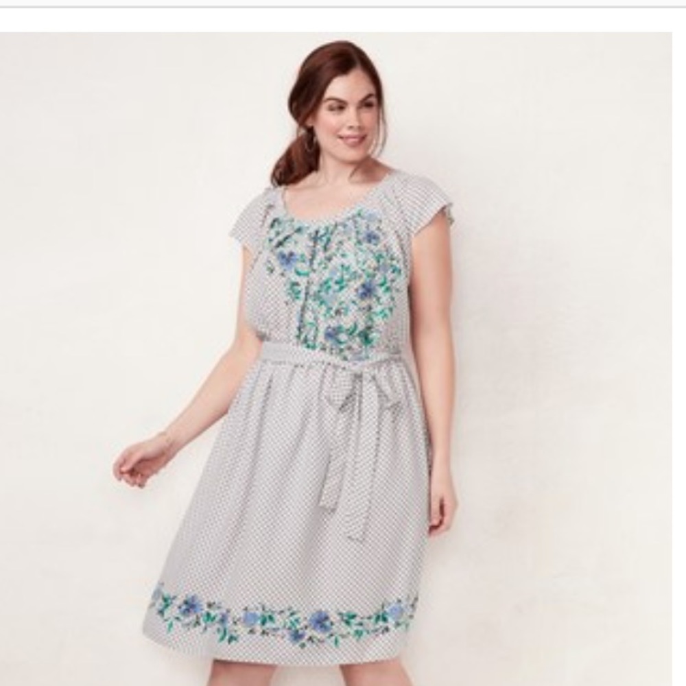 Lauren Conrad gingham dress